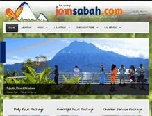 Tablet Screenshot of jomsabah.com